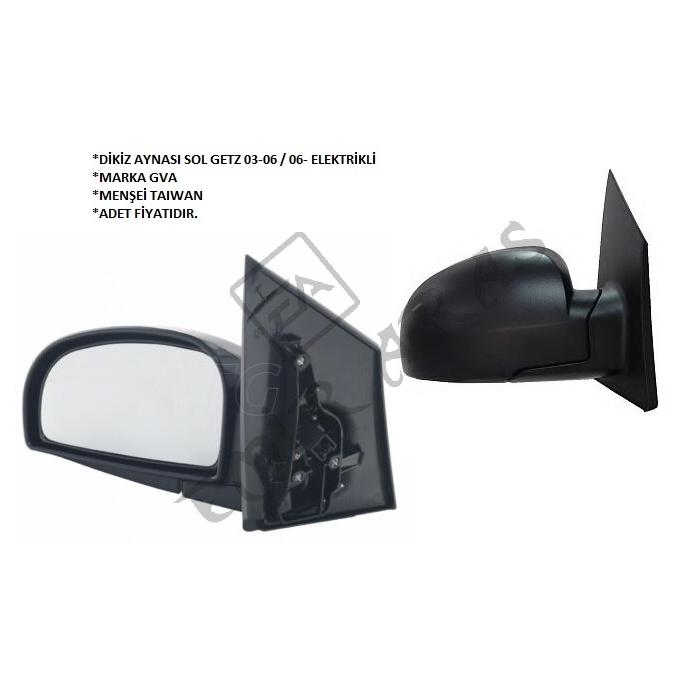 DİKİZ AYNASI SOL GETZ 03-06  06- ELEK.