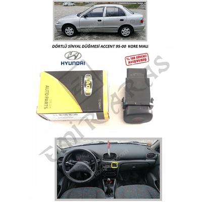 DÖRTLÜ SİNYAL DÜĞMESİ ACCENT 95-00