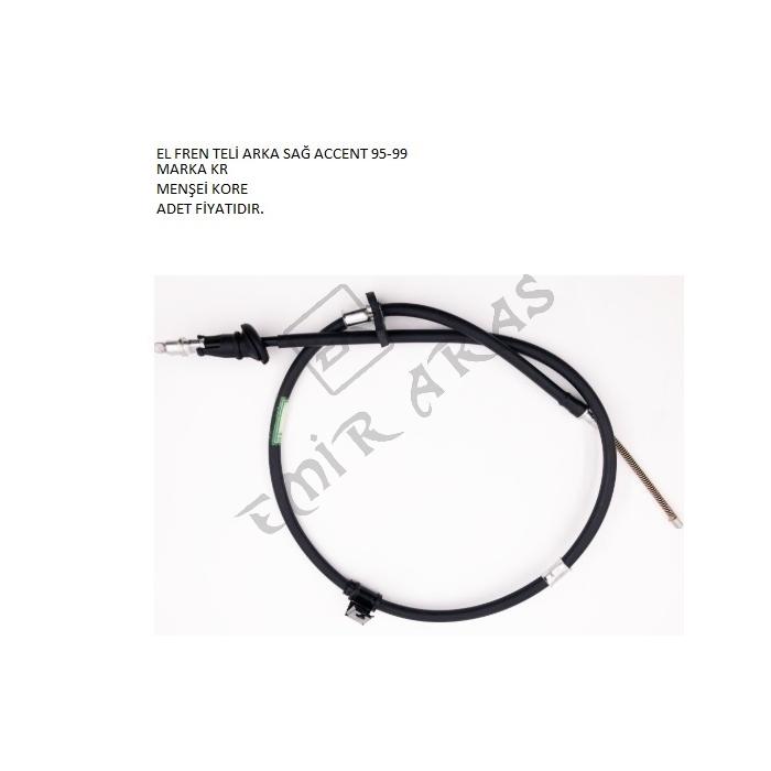EL FREN TELİ ARKA SAĞ ACCENT 95-99