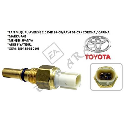 FAN MÜŞÜRÜ AVENSIS 2,0 D4D 97-08 RAV4 01-05  CORONA  CARİNA (89428-33010)
