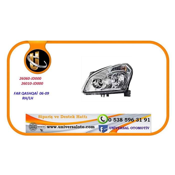 FAR QASHQAI 06-09 LH (ELEKTRİKLİ/MOTORLU)