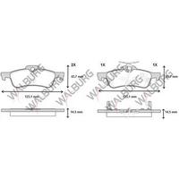 FREN BALATASI ARKA CİVİC 12-16 / 16-19 FK3 FC5 / YARİS 11- 1,33