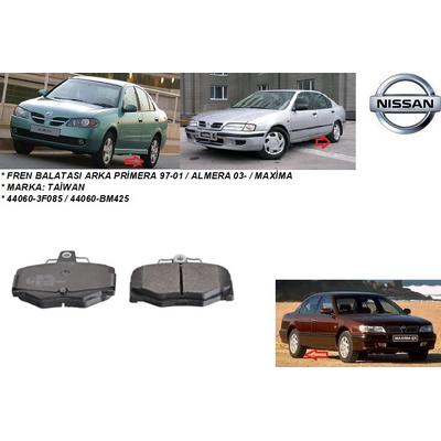 FREN BALATASI ARKA PRİMERA 97-01  ALMERA 03-  MAXİMA