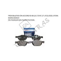 FREN BALATASI ÖN ACCORD 03-08 2,0  CİVİC 17- (FC5) DİZEL OTOM.