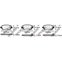 FREN BALATASI ÖN COROLLA 02-07 VVTİ 1,4-1,6