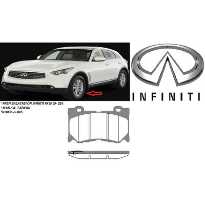 FREN BALATASI ÖN İNFİNİTİ FX35 09- Z34
