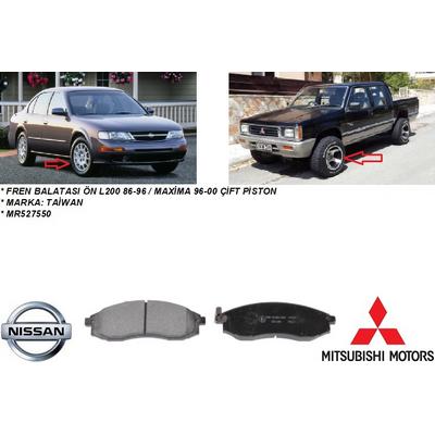 FREN BALATASI ÖN L200 96-06 MAGNUM MAXİMA 96-00 ÇİFT PİSTON