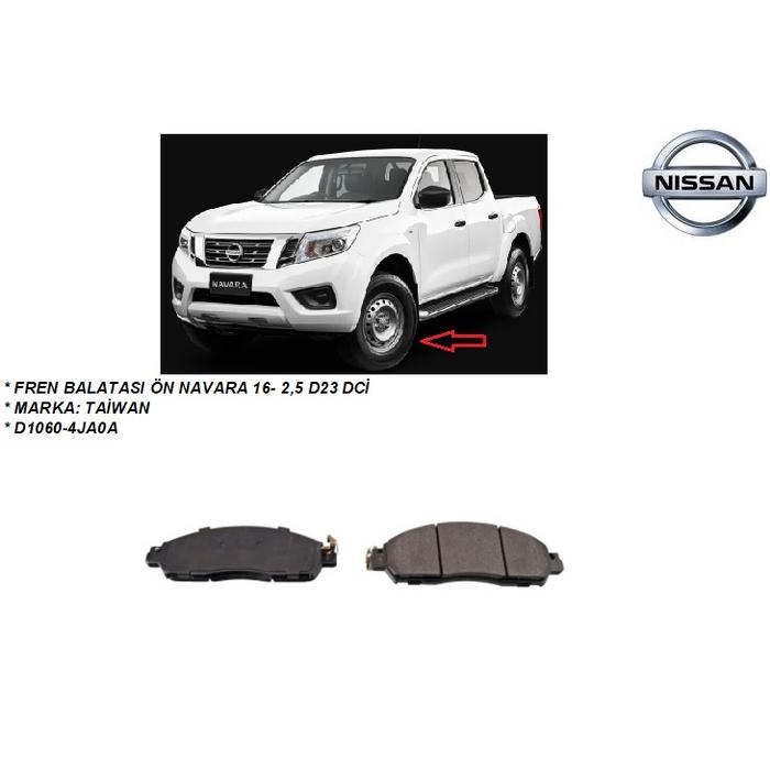 FREN BALATASI ÖN NAVARA 16- 2,5 D23 DCİ