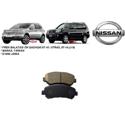 FREN BALATASI ÖN QASHQAİ 07-14  XTRAİL 07-14 (J10)