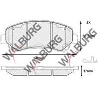FREN BALATASI ÖN QASHQAİ 07-14  XTRAİL 07-14 (J10)