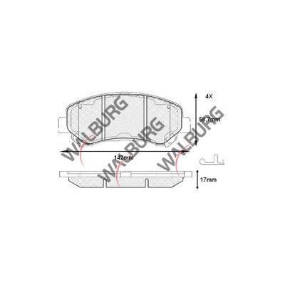 FREN BALATASI ÖN QASHQAİ 07-14  XTRAİL 07-14 (J10)