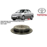 FREN DİSKİ ARKA COROLLA 03-06 D4D 279mm (4) DZL
