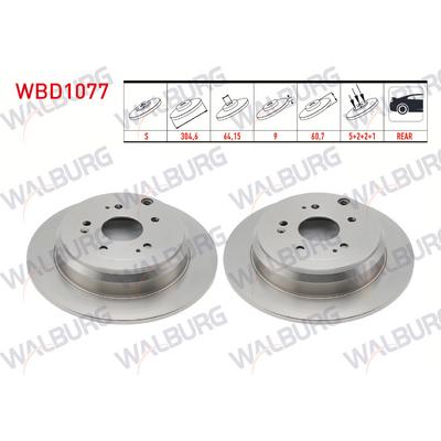 FREN DİSKİ ARKA CRV 06-12 12-14 (304,6mm X 9X 64,15 X 60,7) (5)