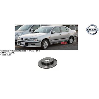 FREN DİSKİ ARKA PRİMERA 96-01 277mm (4) P11
