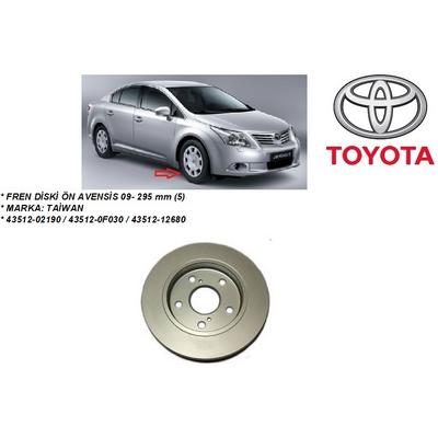 FREN DİSKİ ÖN AVENSİS 09-  VERSO 09- 295 mm (5)