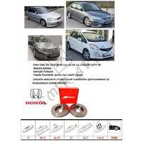 FREN DİSKİ ÖN CİVİC 96-00 1,6  01-05 1,6  JAZZ 09-  CİTY 09-12 20- 262 mm (4)