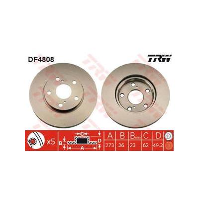 FREN DİSKİ ÖN COROLLA  AURİS 07-12 D4D 273mm (5)