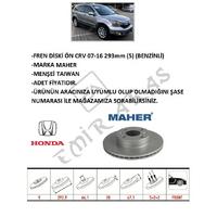 FREN DİSKİ ÖN CRV 07-16 293mm (5) (BENZİNLİ) RE5 / CRV 12-14 1,6 DİZEL RE6