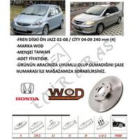 FREN DİSKİ ÖN JAZZ 02-08  CİTY 04-09 240 mm (4)