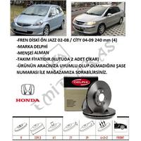 FREN DİSKİ ÖN JAZZ 02-08  CİTY 04-09 240 mm (4)