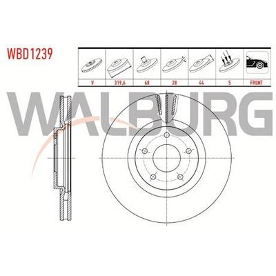 FREN DİSKİ ÖN QASHQAİ 11- 1,6  XTRAİL 08- T31 T32 14- 2,0 DCİ 320mm (5) J11
