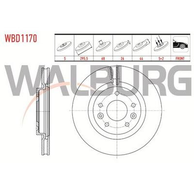 FREN DİSKİ ÖN QASHQAİ 14- J11 XTRAİL 14- T32 295mm (5)