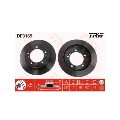 FREN DİSKİ ÖN VİTARA JLX 88-98 5 KAPI 1,6  JİMNY 03- HAVALI 287mm (5)