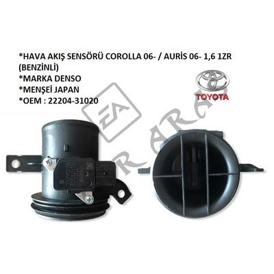 HAVA AKIŞ SENSÖRÜ COROLLA 06-  AURİS 06- 1,6 1ZR (BENZİNLİ)