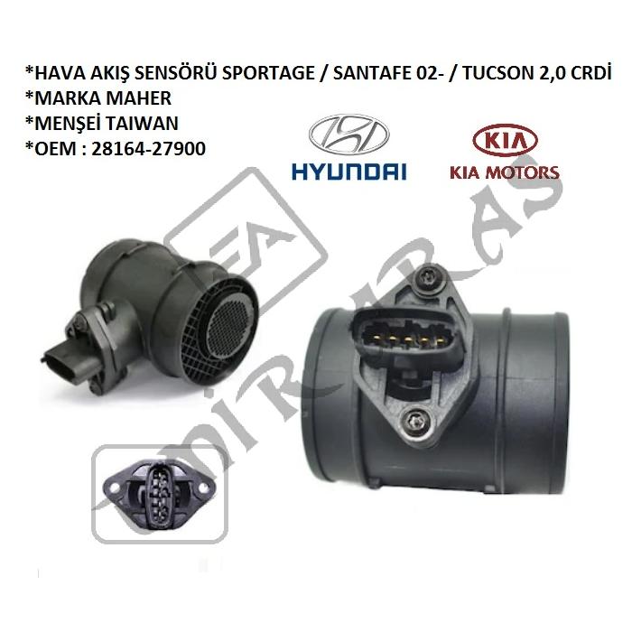 HAVA AKIŞ SENSÖRÜ SPORTAGE  SANTAFE 02-  TUCSON 2,0 CRDİ