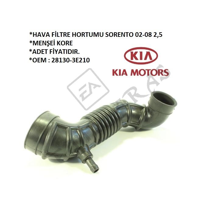 HAVA FİLTRE HORTUMU SORENTO 02-08 2,5