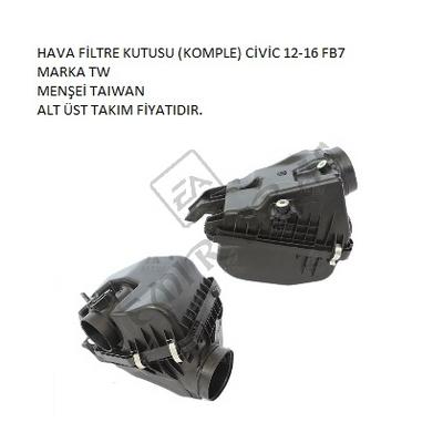 HAVA FİLTRE KUTUSU (KOMPLE) CİVİC 12-16 FB7 **