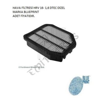 HAVA FİLTRESİ HRV 16- 1,6 DTEC DİZEL