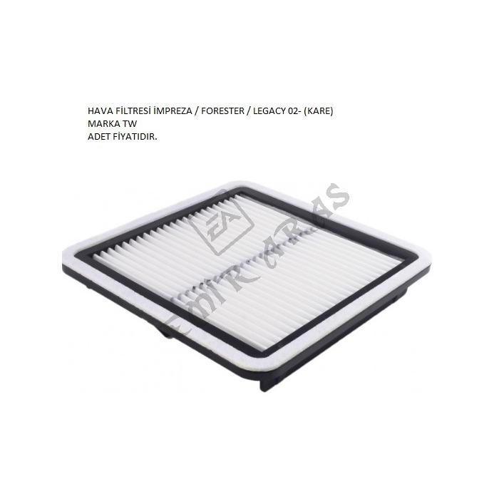HAVA FİLTRESİ İMPREZA  FORESTER  LEGACY 02- (KARE)