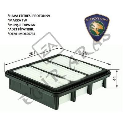 HAVA FİLTRESİ PROTON 98-00 01-08 WAJA