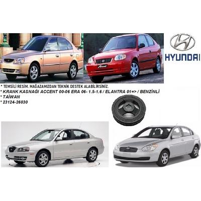 KRANK KASNAĞI ACCENT 00-06 ERA 06- 1.5-1.6  ELANTRA 01-07 1,6 BENZİNLİ