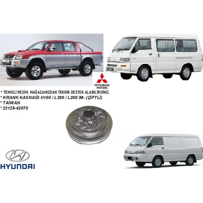 KRANK KASNAĞI H100  L300  L200 98- (ÇİFTLİ)