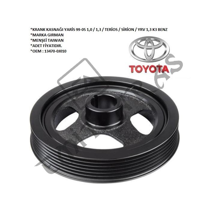 KRANK KASNAĞI YARİS 99-05 1,0  1,3  TERİOS  SİRİON  YRV 1,3 K3 BENZ