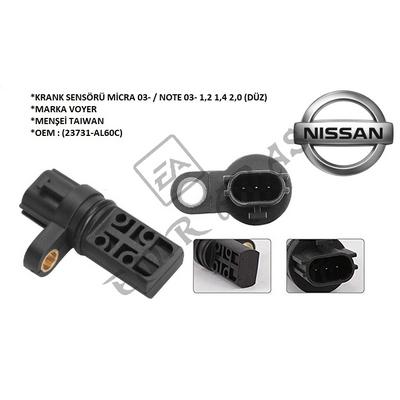 KRANK SENSÖRÜ MİCRA 03-  NOTE 03- 1,2 1,4  XTRAİL 2,0 (DÜZ) (23731-AL60C)
