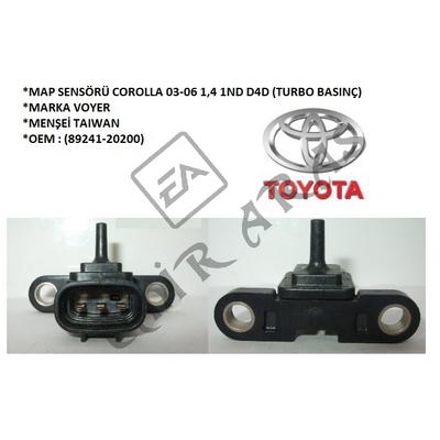 MAP SENSÖRÜ COROLLA 03-06 1,4 1ND D4D (TURBO BASINÇ) (89241-20200)