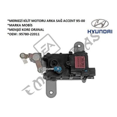 MERKEZİ KİLİT MOTORU ARKA SAĞ ACCENT 95-00