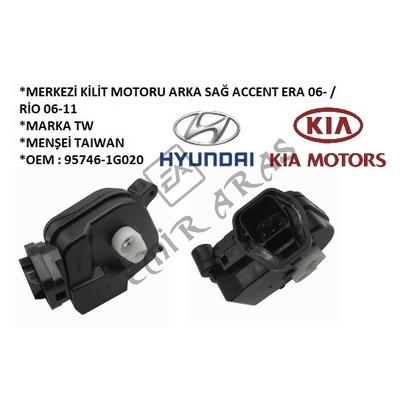 MERKEZİ KİLİT MOTORU ARKA SAĞ ACCENT ERA 06-  RİO 06-11