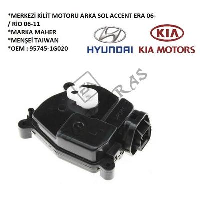 MERKEZİ KİLİT MOTORU ARKA SOL ACCENT ERA 06-  RİO 06-11