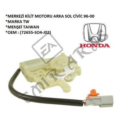 MERKEZİ KİLİT MOTORU ARKA SOL CİVİC 96-00 (72655-SO4-J02)