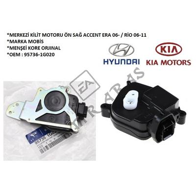 MERKEZİ KİLİT MOTORU ÖN SAĞ ACCENT ERA 06-  RİO 06-11