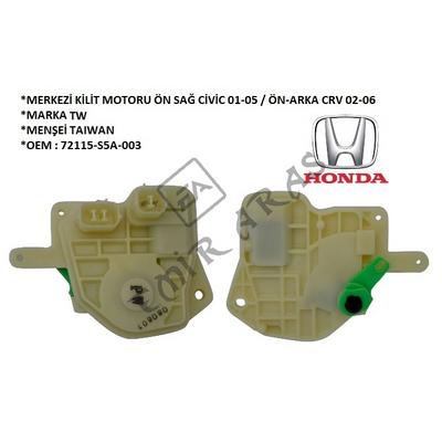 MERKEZİ KİLİT MOTORU ÖN SAĞ CİVİC 01-05  ÖN-ARKA CRV 02-06