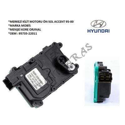 MERKEZİ KİLİT MOTORU ÖN SOL ACCENT 95-00