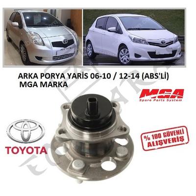 MGA-72146  ARKA PORYA YARİS 06-10  12-14 (ABS\'Lİ)