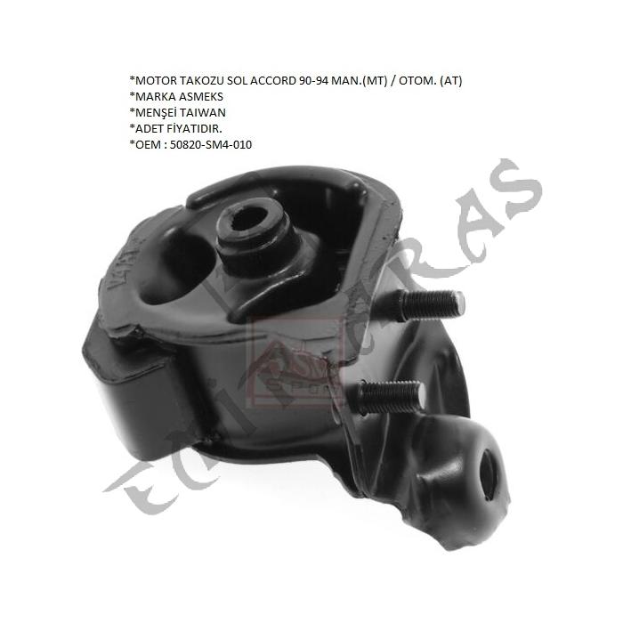 MOTOR TAKOZU SOL ACCORD 90-94 MAN.(MT)  OTOM. (AT)