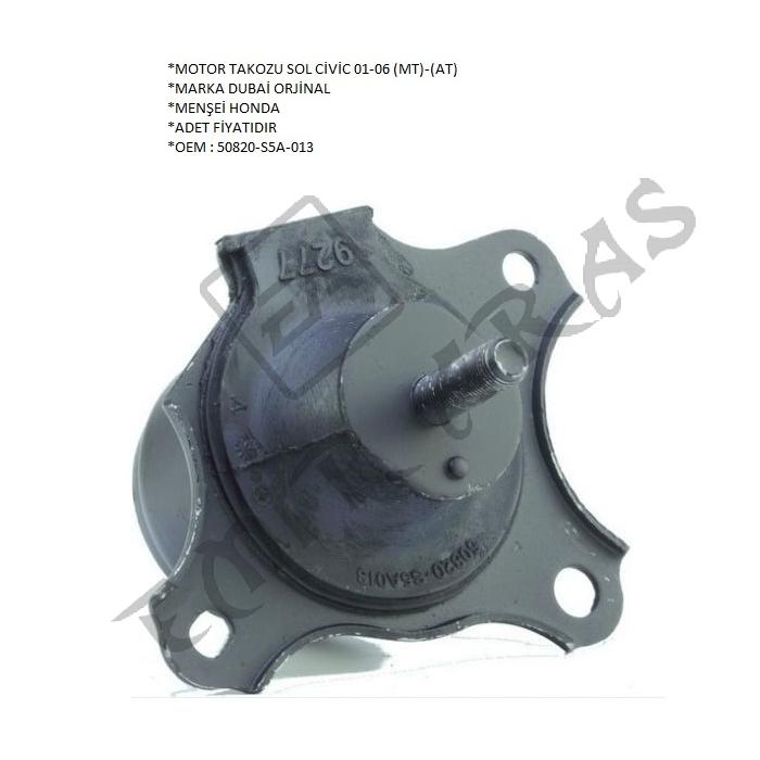 MOTOR TAKOZU SOL CİVİC 01-06 MAN.(MT) OTOM.(AT) (YAĞLI) (DUBAİ)