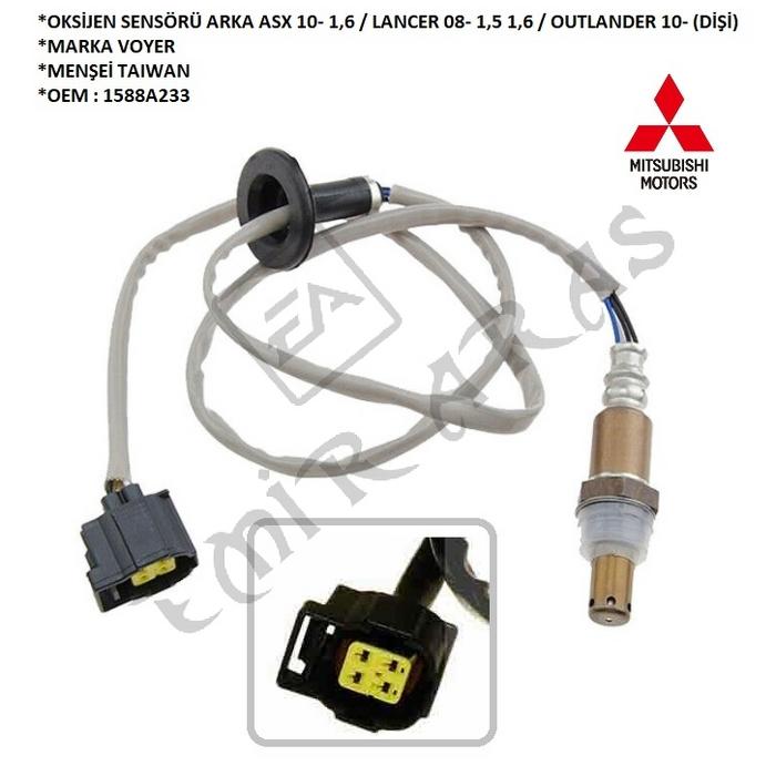 OKSİJEN SENSÖRÜ ARKA ASX 10- 1,6  LANCER 08- 1,5 1,6  OUTLANDER 10- (DİŞİ)